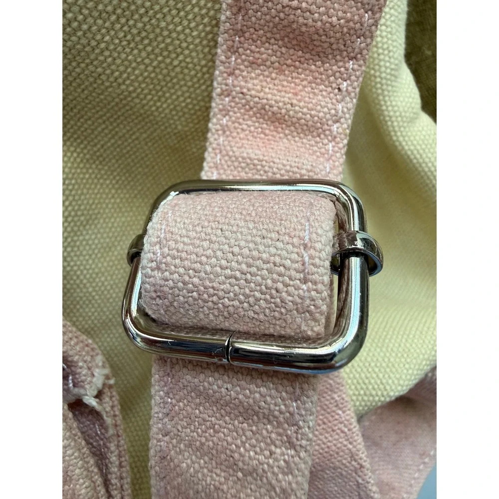 BDG Urban Outfitters Mini Colorblock Canvas Backpack Orange Green Rust Pink Boho